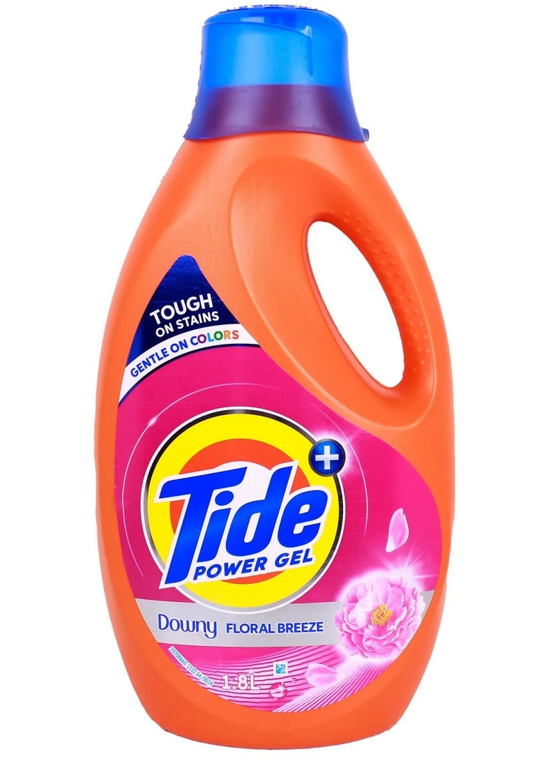 Tide Power Gel Downy Floral Breeze Detergent 1.8L - Image 1